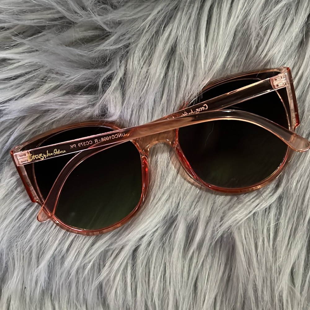 Circus Sunglasses Alien Pink Translucent Iridesce… - image 3